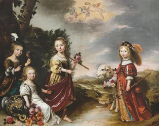 Portrait of the Children of Pieter van Harinxma thoe Sloten